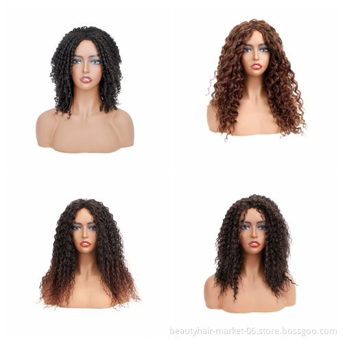 short soft dreadlocks crochet braids synthetic bundle hair weave extension for wig